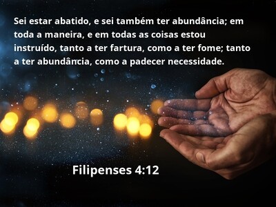 Filipenses 4:12 Humilhar (navy)